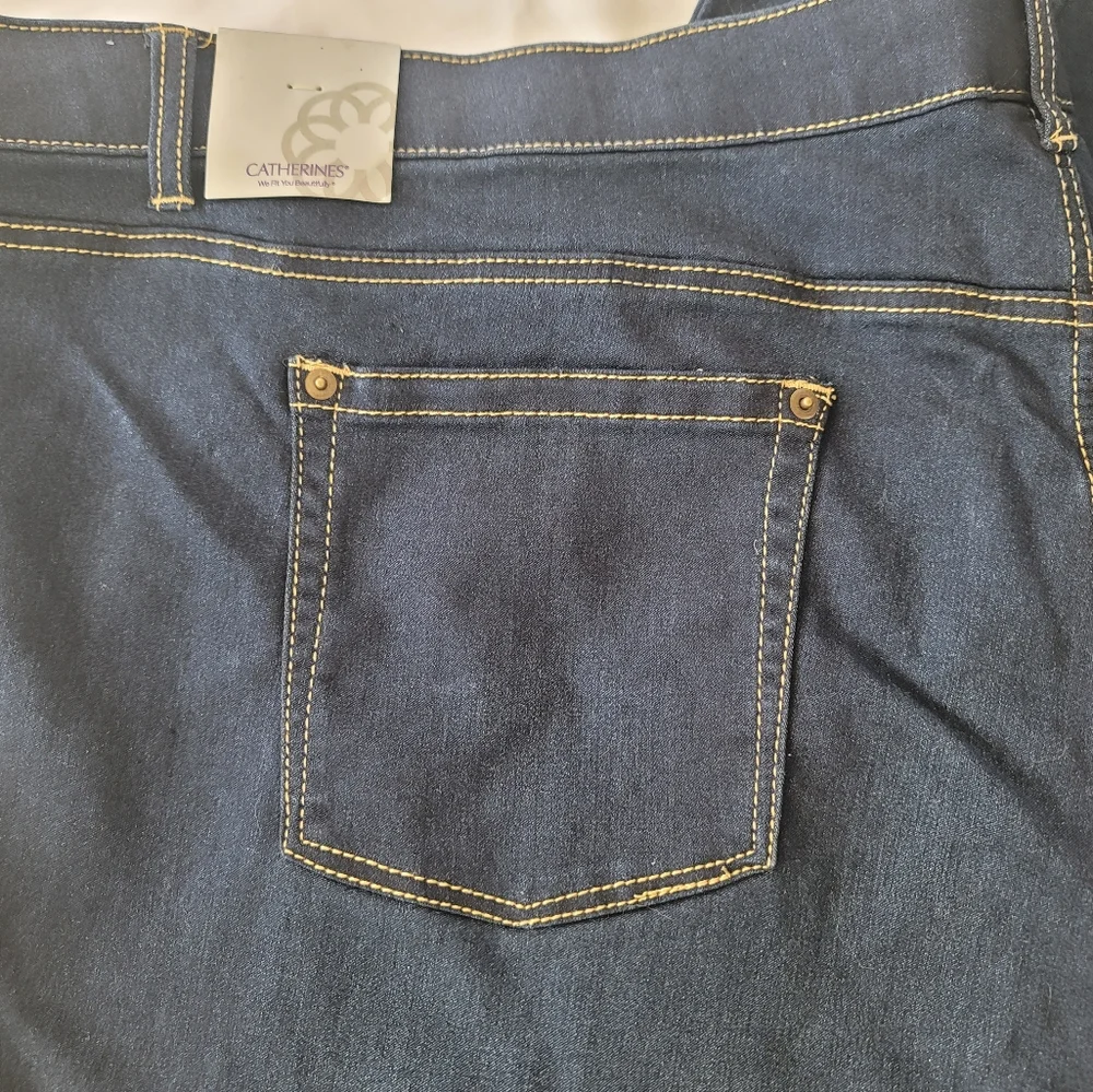 Catherine's Jeans Straight Leg Denim 5X